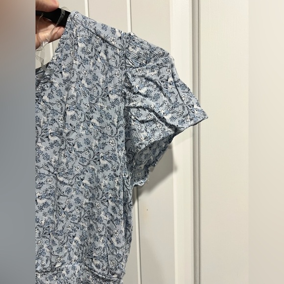 Women’s blue flower floral flowy dress Angels Forever Young sz XL - Picture 7 of 10